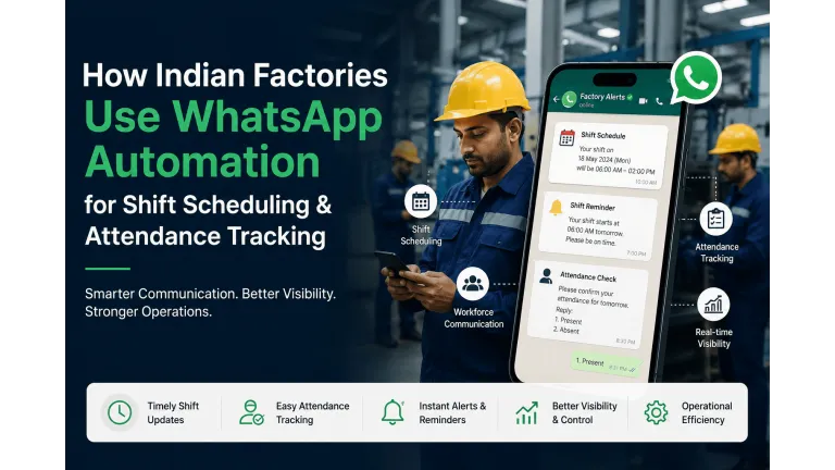 WhatsApp Automation for Shift Scheduling and Attendance in Catalonia