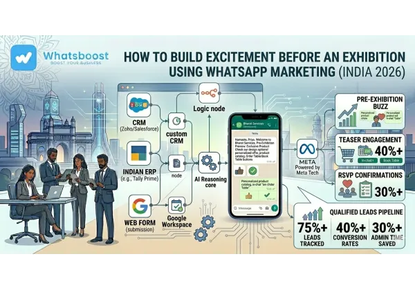 Cómo generar expectación antes de una feria con WhatsApp Marketing