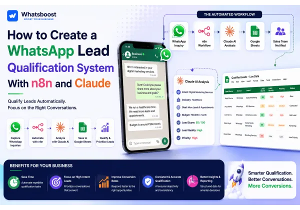 How to Build a WhatsApp Lead Qualification System with n8n and Claude