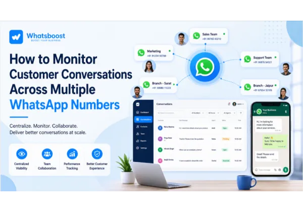 How to Monitor Customer Conversations Across Multiple WhatsApp Numbers