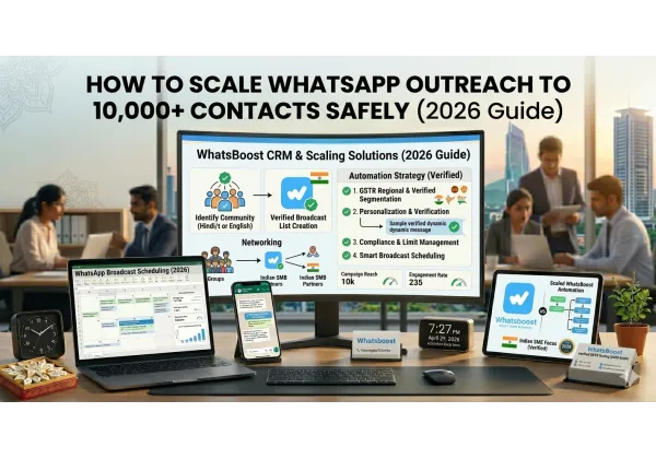 Escala el teu abastament de WhatsApp amb seguretat fins a 10,000+ contactes