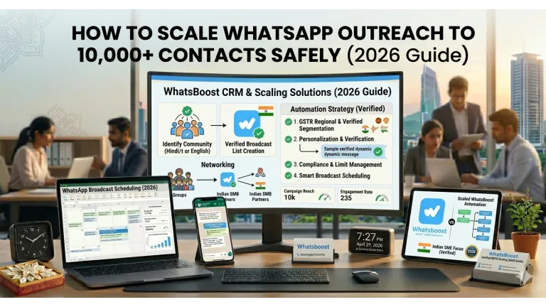 Escala tu alcance en WhatsApp a más de 10,000 contactos de manera segura (Guía 2026)