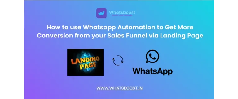 Instant WhatsApp Automation: The Secret to Higher Landing Page Conversions