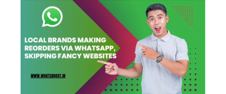 Reordenes sin sitio web: WhatsApp, la nueva arma de las marcas locales