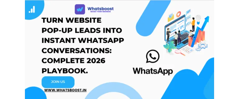 Pop‑Up to Chat: How to Convert Website Leads into Instant Messaging Conversations in 2026
