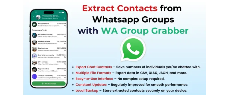 Mastering WhatsApp Group Data: Export Contacts for Smarter Sales & Marketing
