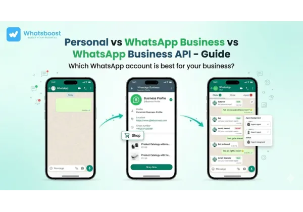 Cómo elegir la cuenta de WhatsApp adecuada: Personal, Business App o API