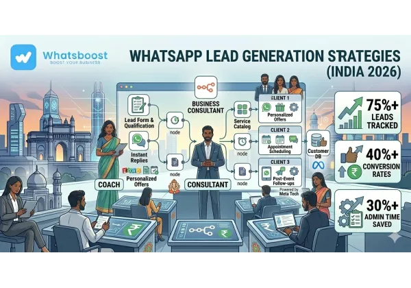 Estrategias de generación de leads en WhatsApp para coaches y consultores