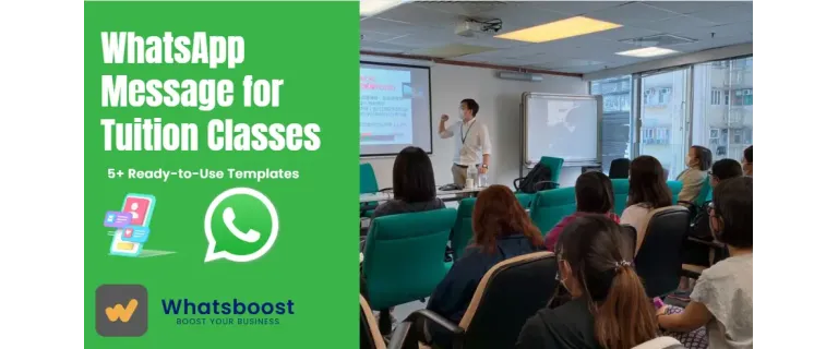 Unlocking Student Success: The Ultimate WhatsApp Template Playbook for Tuition Centers