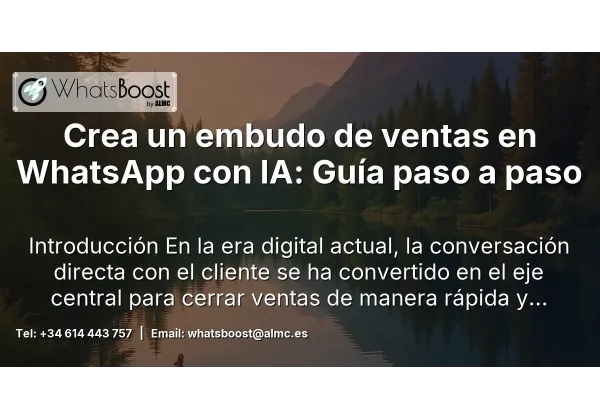 Crea un embudo de ventas en WhatsApp con IA: Guía paso a paso