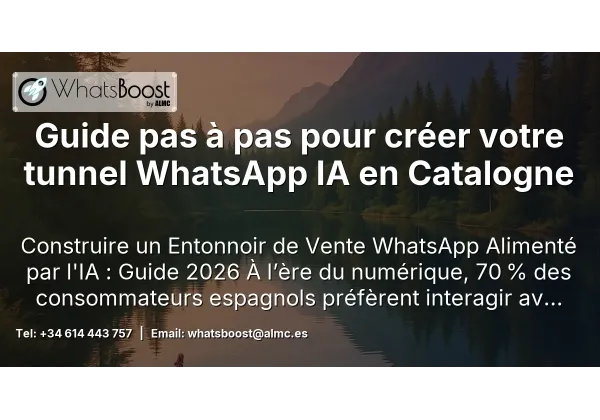 Guide pas à pas pour créer votre tunnel WhatsApp IA en Catalogne