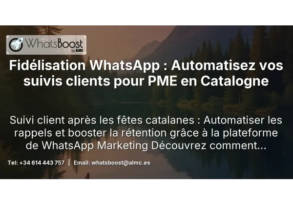 Fidélisation WhatsApp : Automatisez vos suivis clients pour PME en Catalogne