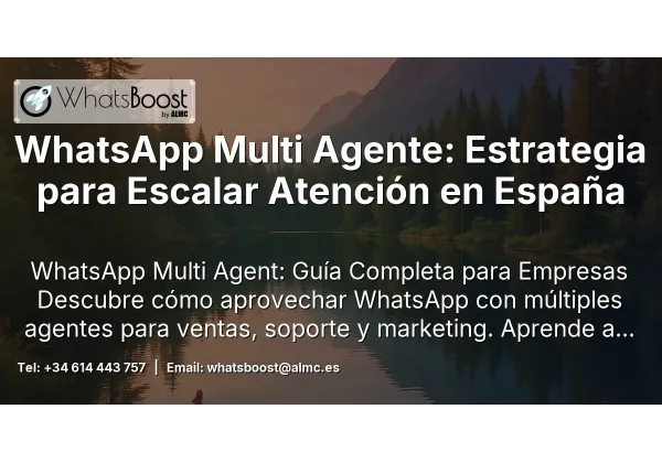 WhatsApp Multi Agente: Estrategia para Escalar Atención en España