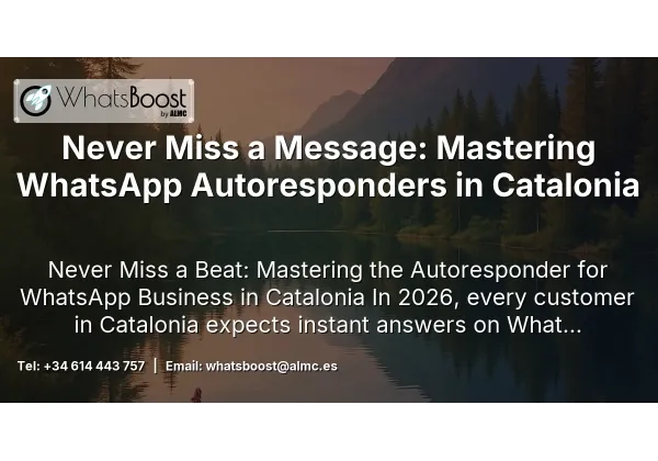 Never Miss a Message: Mastering WhatsApp Autoresponders in Catalonia