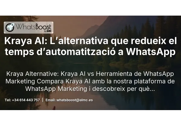 Kraya AI: L’alternativa que redueix el temps d’automatització a WhatsApp