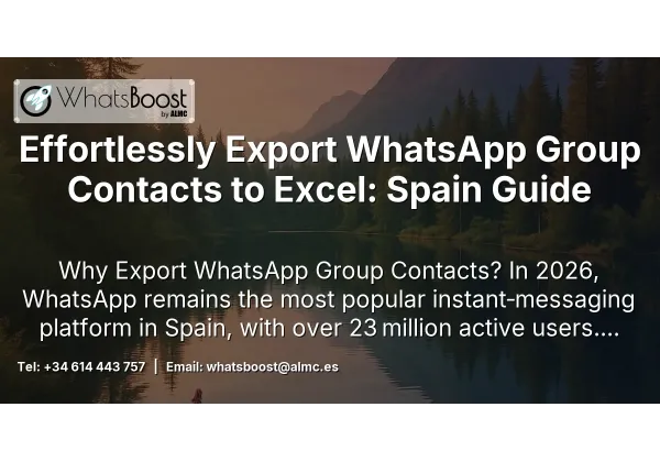 Effortlessly Export WhatsApp Group Contacts to Excel: Spain Guide