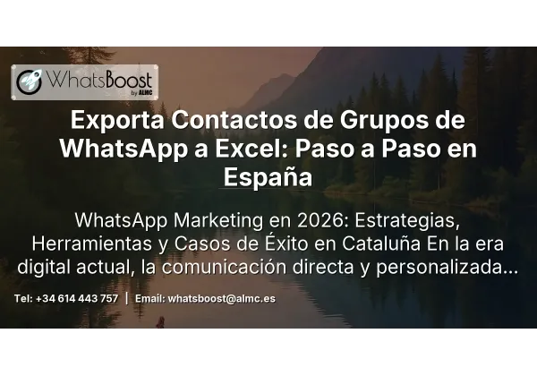 Exporta Contactos de Grupos de WhatsApp a Excel: Paso a Paso en España