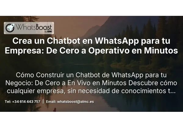 Crea un Chatbot en WhatsApp para tu Empresa: De Cero a Operativo en Minutos