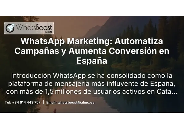WhatsApp Marketing: Automatiza Campañas y Aumenta Conversión en España