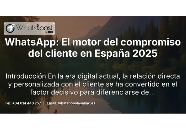 WhatsApp: El motor del compromiso del cliente en España 2025