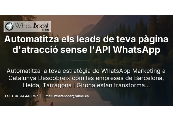 Automatitza els leads de teva pàgina d'atracció sense l'API WhatsApp
