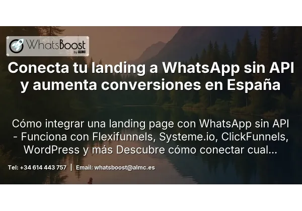 Conecta tu landing a WhatsApp sin API y aumenta conversiones en España