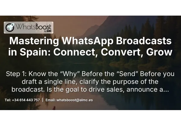Mastering WhatsApp Broadcasts in Spain: Connect, Convert, Grow