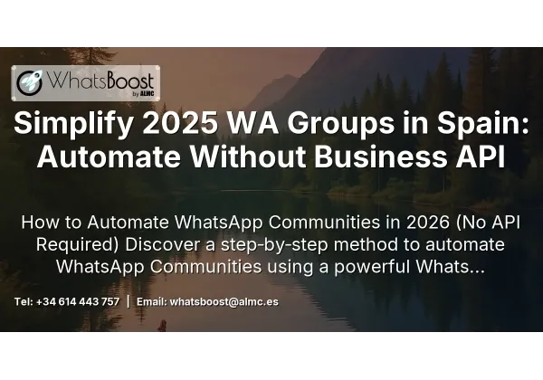Simplify 2025 WA Groups in Spain: Automate Without Business API