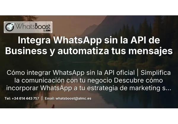 Integra WhatsApp sin la API de Business y automatiza tus mensajes