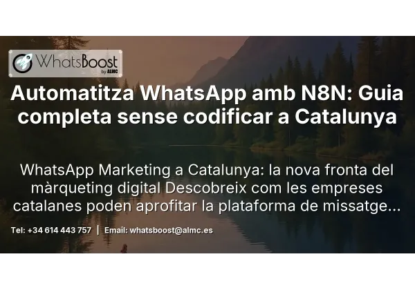 Automatitza WhatsApp amb N8N: Guia completa sense codificar a Catalunya
