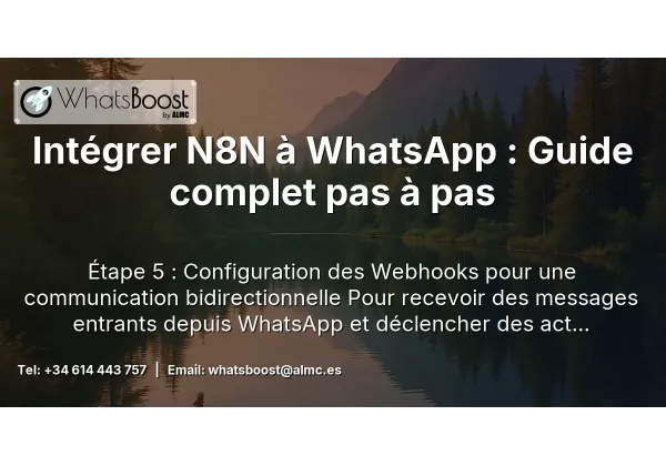 Intégrer N8N à WhatsApp : Guide complet pas à pas