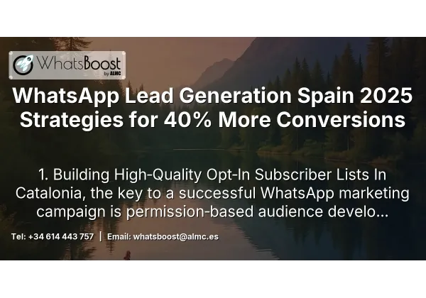 WhatsApp Lead Generation Spain 2025 Strategies for 40% More Conversions