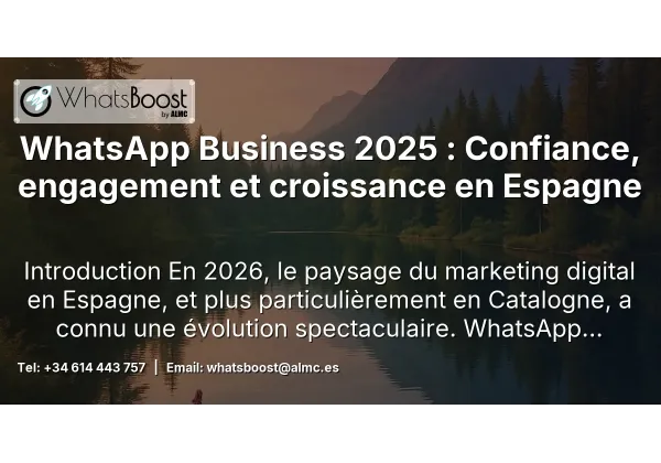 WhatsApp Business 2025 : Confiance, engagement et croissance en Espagne