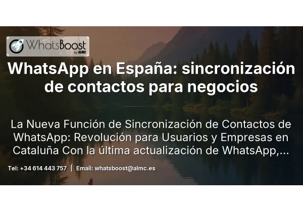 WhatsApp en España: sincronización de contactos para negocios