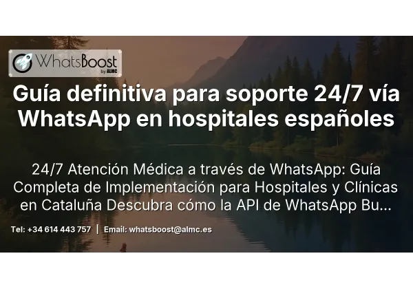 Guía definitiva para soporte 24/7 vía WhatsApp en hospitales españoles