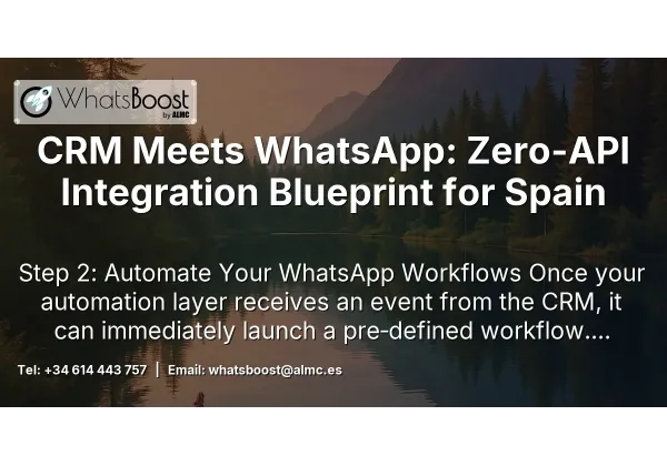 CRM Meets WhatsApp: Zero-API Integration Blueprint for Spain
