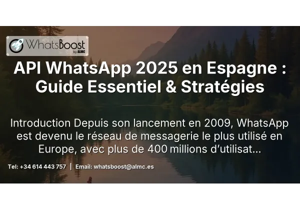 API WhatsApp 2025 en Espagne : Guide Essentiel & Stratégies