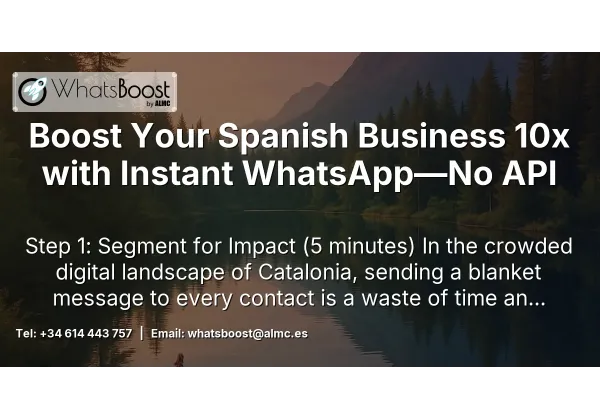 Boost Your Spanish Business 10x with Instant WhatsApp—No API