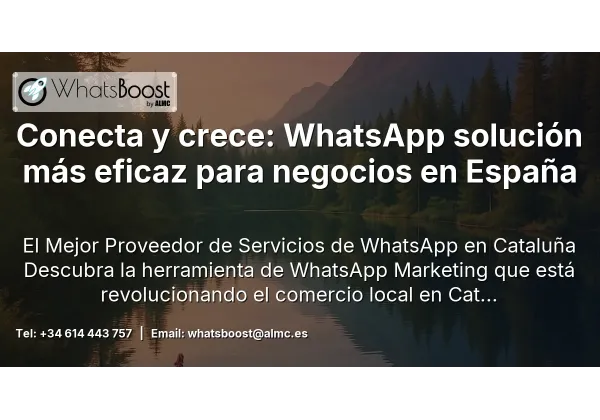 Conecta y crece: WhatsApp solución más eficaz para negocios en España