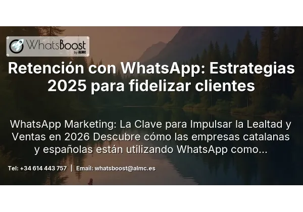 Retención con WhatsApp: Estrategias 2025 para fidelizar clientes