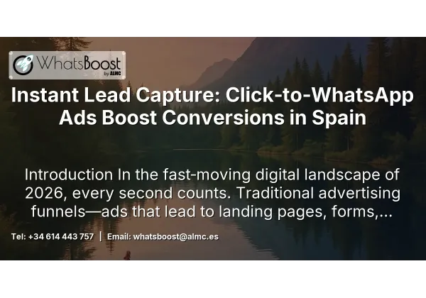 Instant Lead Capture: Click‑to‑WhatsApp Ads Boost Conversions in Spain