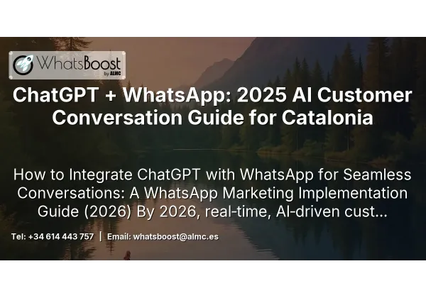 ChatGPT + WhatsApp: 2025 AI Customer Conversation Guide for Catalonia