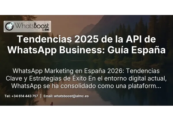 Tendencias 2025 de la API de WhatsApp Business: Guía España
