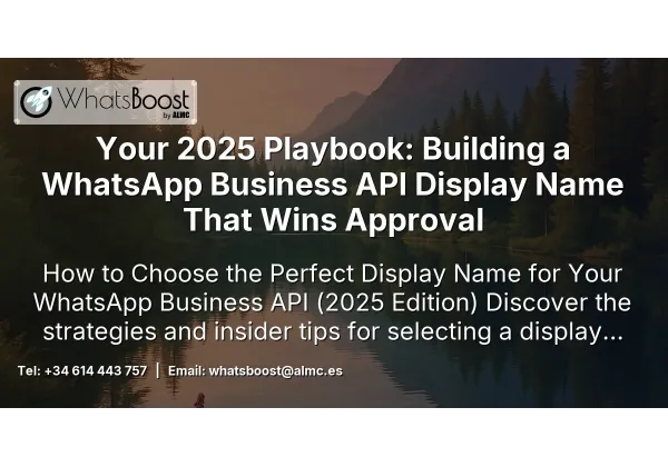 Your 2025 Playbook: Building a WhatsApp Business API Display Name That Wins Approval