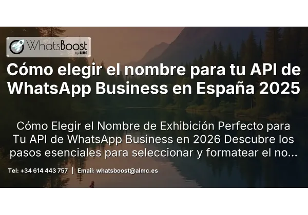 Cómo elegir el nombre para tu API de WhatsApp Business en España 2025