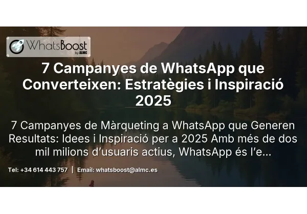 7 Campanyes de WhatsApp que Converteixen: Estratègies i Inspiració 2025