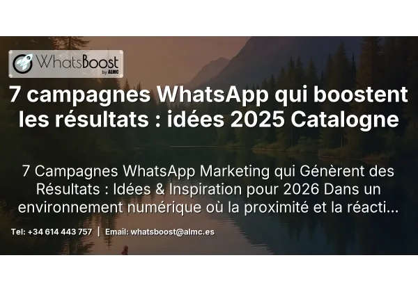 7 campagnes WhatsApp qui boostent les résultats : idées 2025 Catalogne