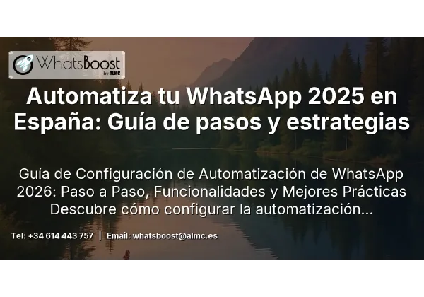 Automatiza tu WhatsApp 2025 en España: Guía de pasos y estrategias