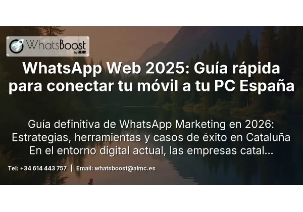 WhatsApp Web 2025: Guía rápida para conectar tu móvil a tu PC España