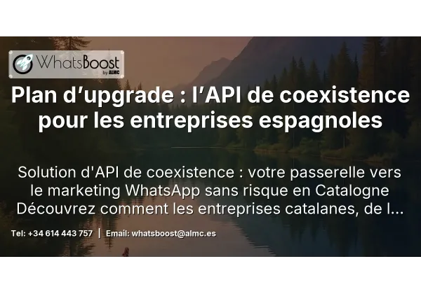 Plan d’upgrade : l’API de coexistence pour les entreprises espagnoles